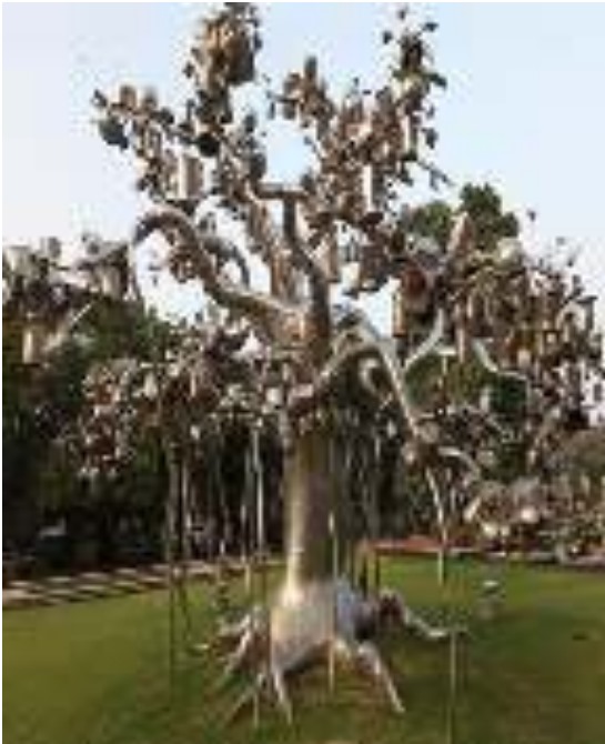 The Yellow Sparrows by Subodh Gupta