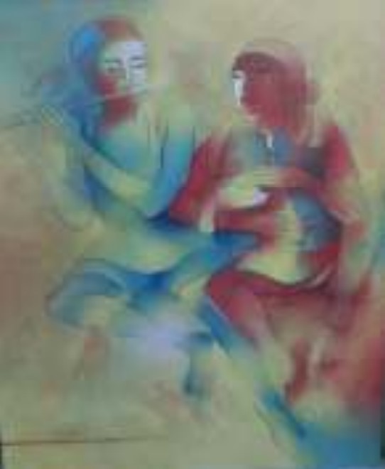 Pahari Couple by Nand Lal